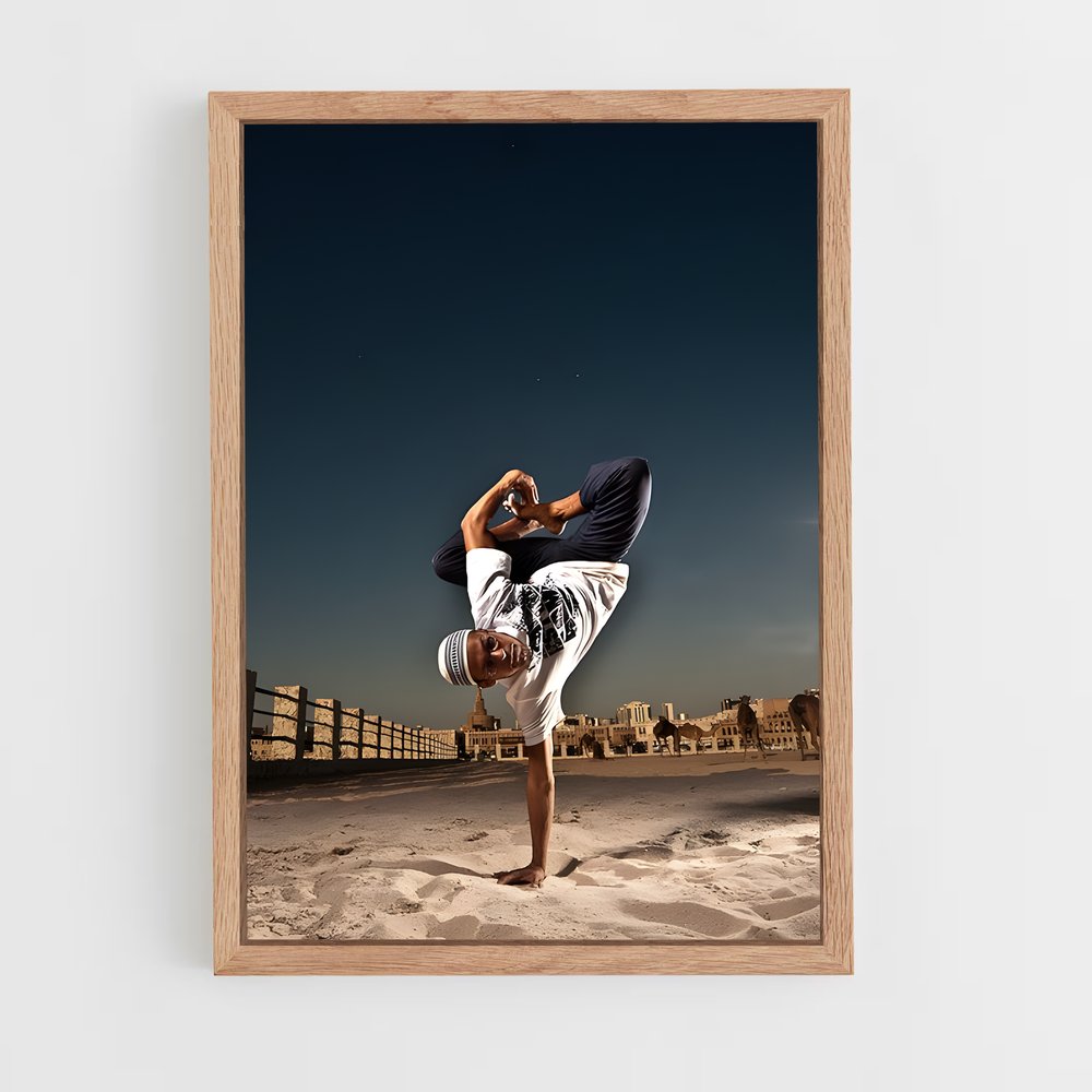 Poster Handstand sur le Sable – affiche Danse (vue 4)